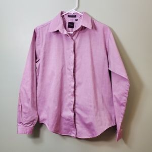 Vtg New Haven SERO Pima Cotton Made In USA Pinpoint Oxford Button Down Shirt 12